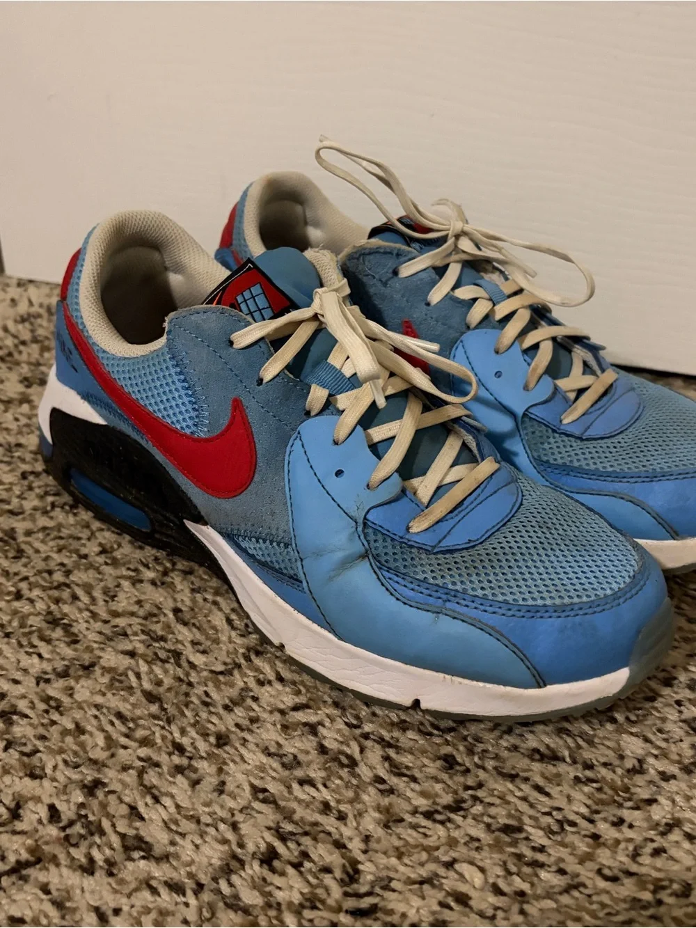 Nike Men’s Air Max Excee Shoes UNC University Blue Red DQ7629-400